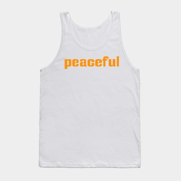 Peaceful Tank Top by ProjectX23